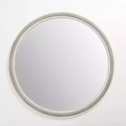 Wexford Ribbed Round Wall Mirror
