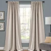 Wheat Back Tab Blackout Curtain Panel Set, 84 in.