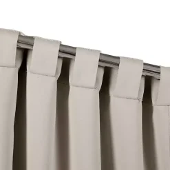 Wheat Back Tab Blackout Curtain Panel Set, 84 in.