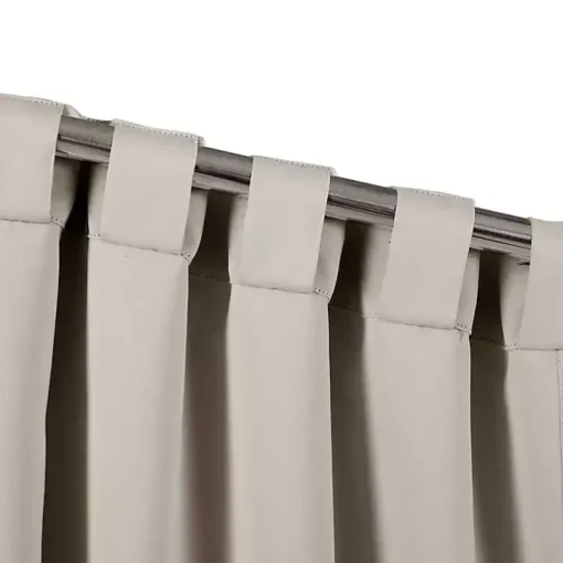 Wheat Back Tab Blackout Curtain Panel Set, 84 in.