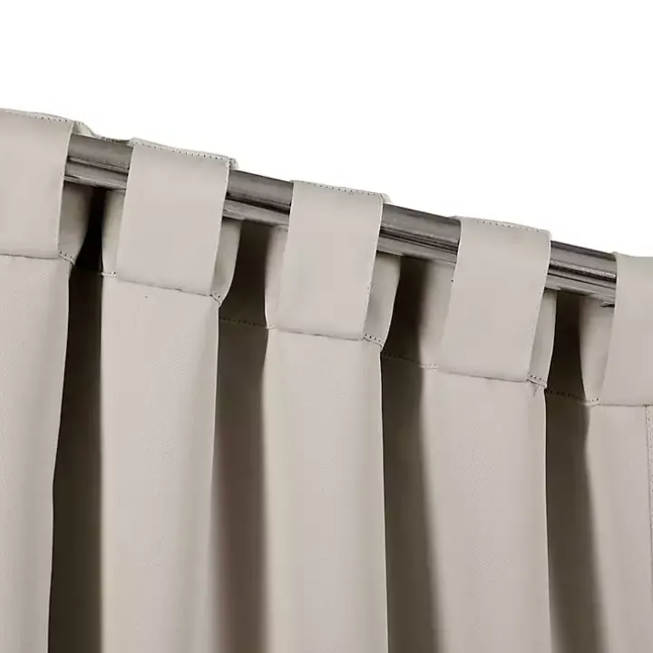 Wheat Back Tab Blackout Curtain Panel Set, 84 in.