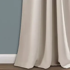 Wheat Back Tab Blackout Curtain Panel Set, 84 in.