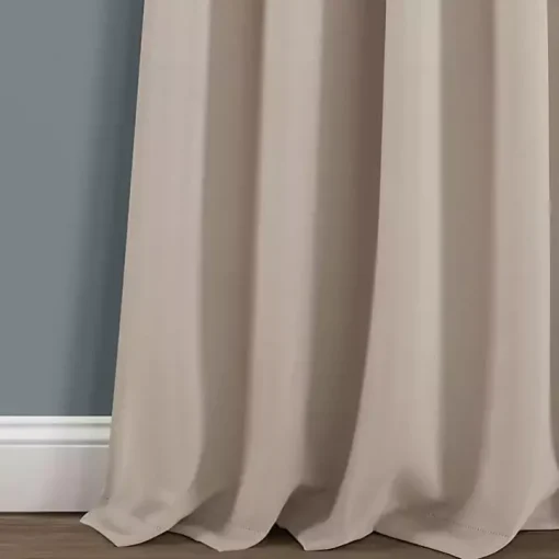 Wheat Knotted Curtain Panel Set, 84 in.