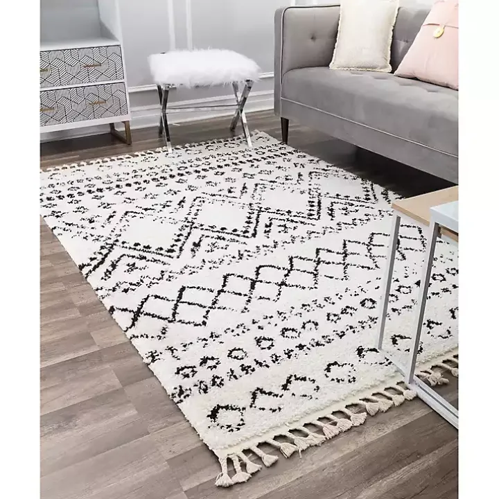Whisper White Moon Area Rug, 8x10