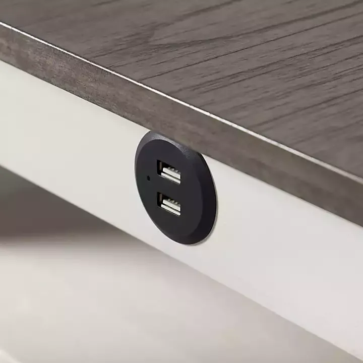 White & Gray Wood Kayla Counter Height 3-pc. Set