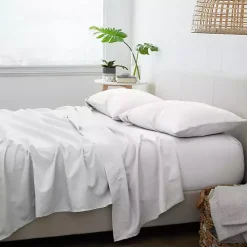 White Chambray 3-pc. Twin Sheet Set
