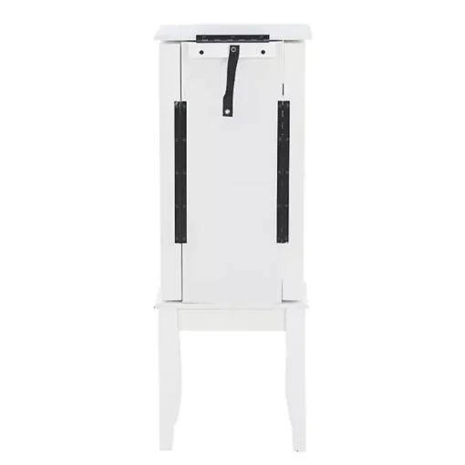 White 5-Drawer Jasmine Petite Jewelry Armoire
