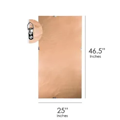 White Driftwood Framed Leaner Mirror