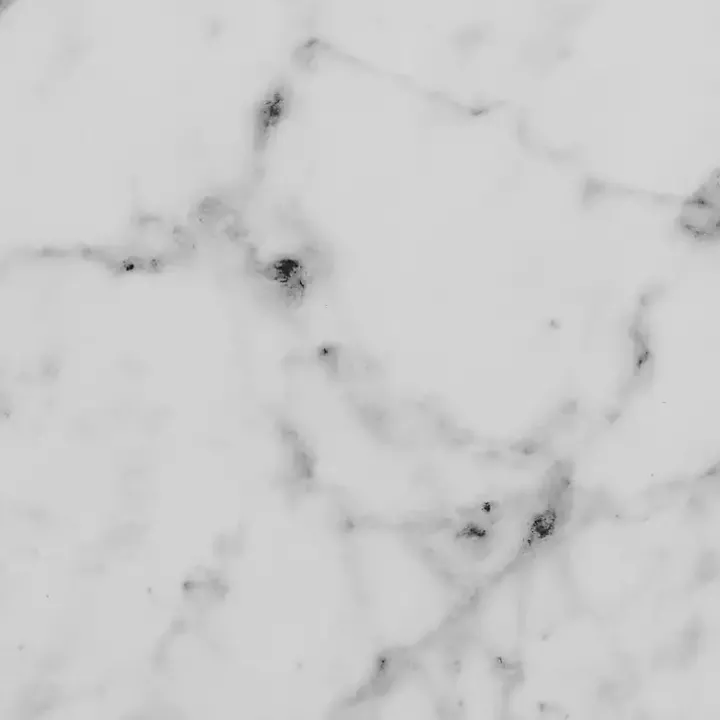 White Marble & Silver Metal Slim Console Table