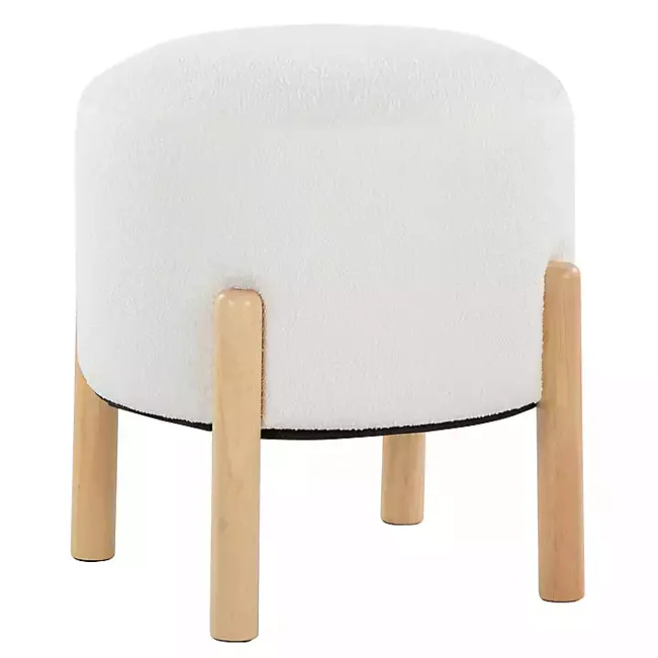 White Michelle Ottoman
