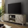 White Oak Barn Door TV Stand