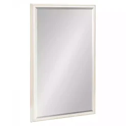 White Oakhurst Rectangle Wall Mirror, 36 in.
