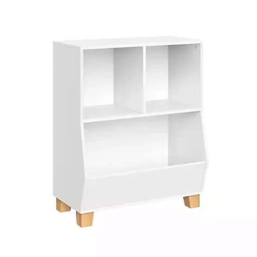 White Pine Catch-All Toy Organizer with Cubbies