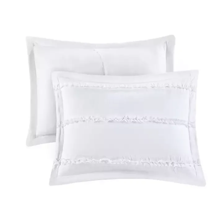 White Quilted California King 5-pc. Comforter Set
