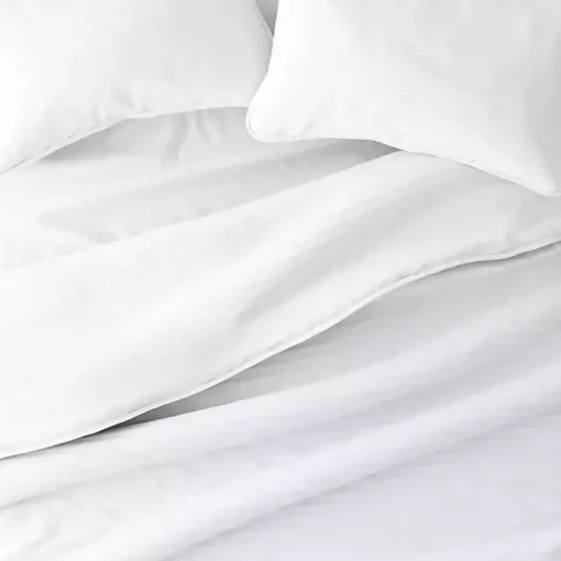 White Stitched Stripes 2-pc. Twin Quilt Set