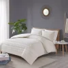 White Tassels California King 3-pc. Comforter Set