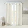 White Twist Top Curtain Panel, 84 in.