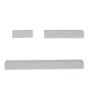 White Wood Floating Shelves, Set of 3