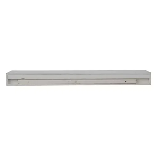 White Wood Floating Shelves, Set of 3