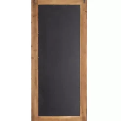 Whitewashed Natural Beaded Wood Wall Mirror