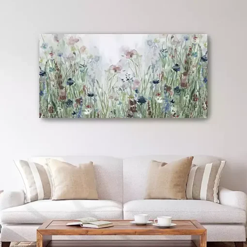 Wildflower Fields Canvas Art Print