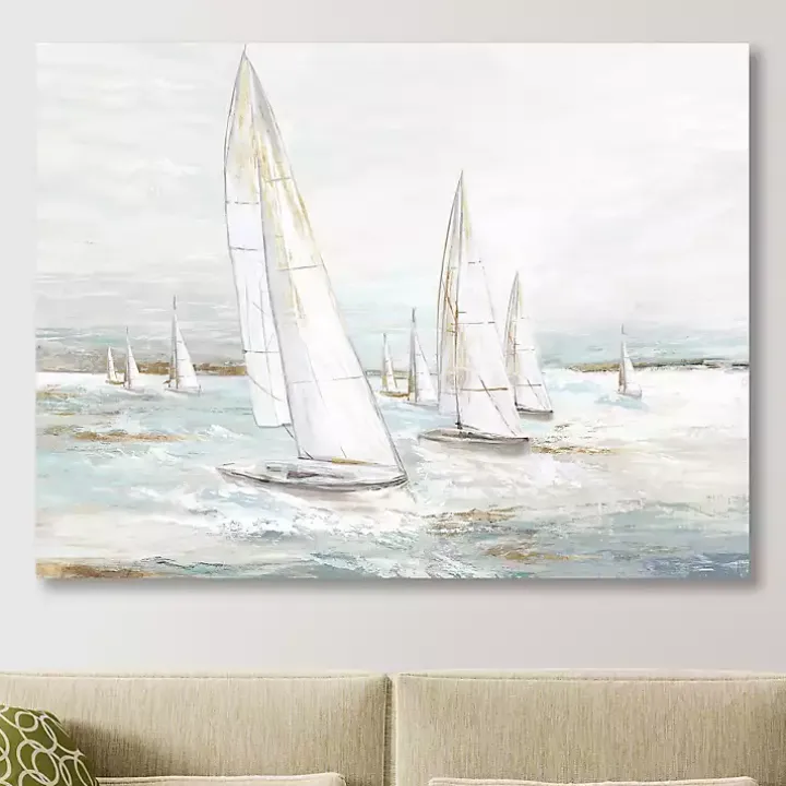 Windswept Sails I Canvas Art Print