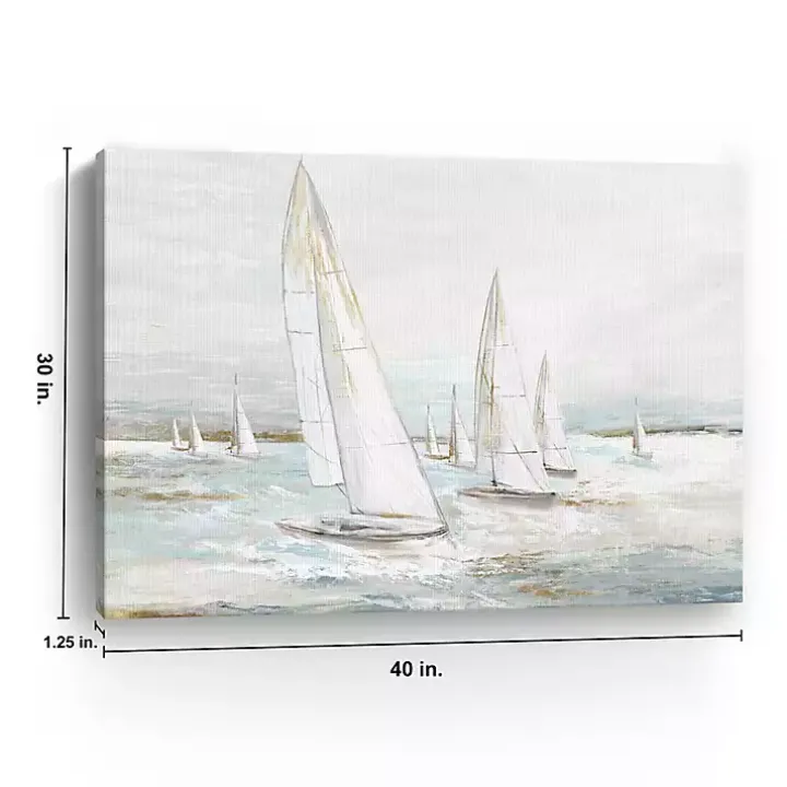 Windswept Sails I Canvas Art Print