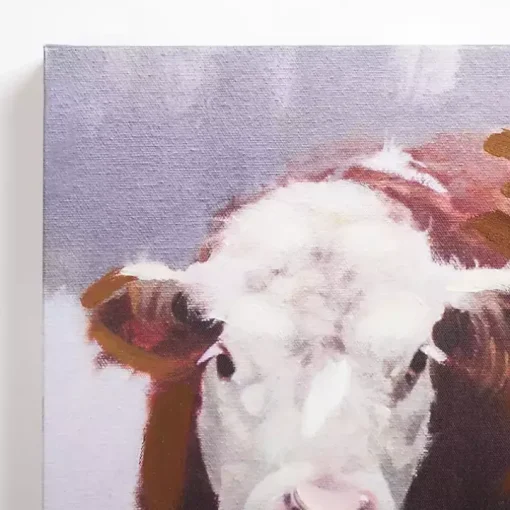 Winter Cows Canvas Art Print
