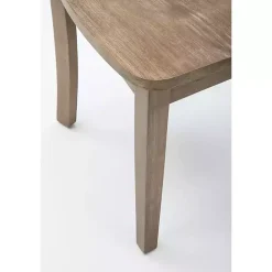Wire Brushed Natural Dining Chairs, Set of 2