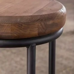 Wood and Metal Kendall Barstool