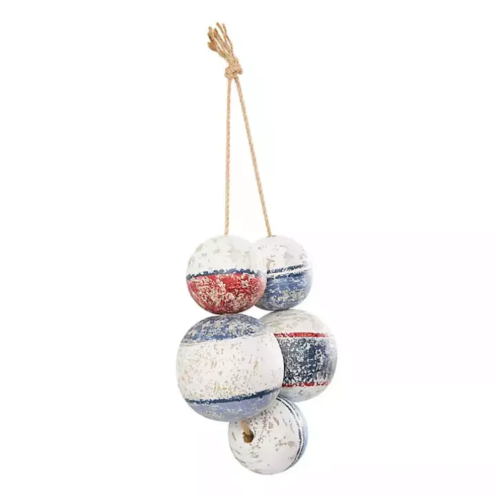 Wood Bouy Cluster Wall Hanger