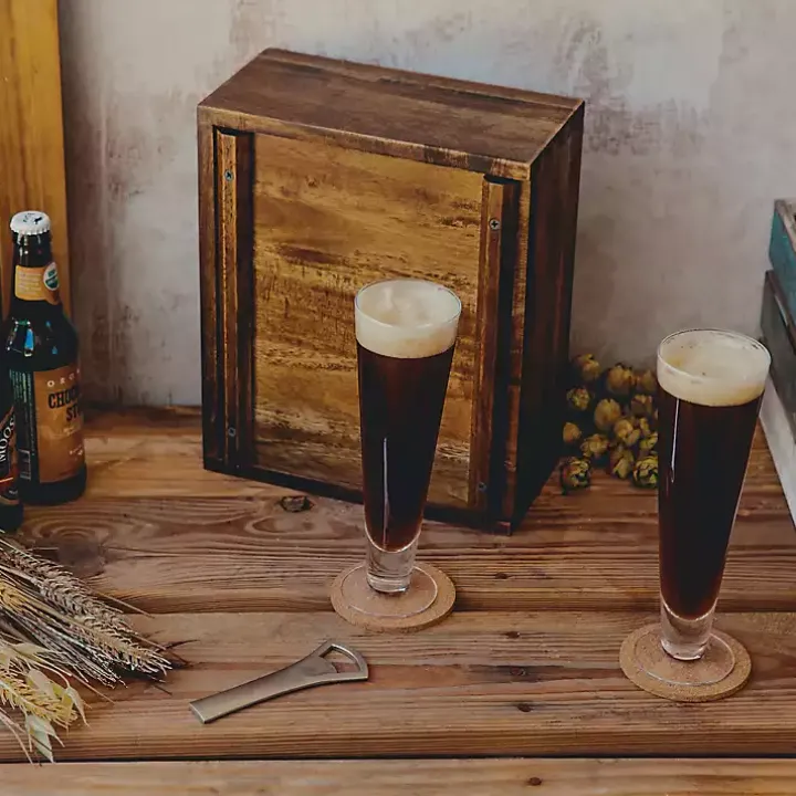 Acacia Miami Dolphins Beer Glass Set