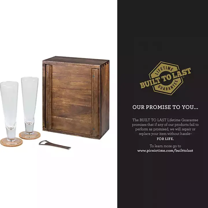 Acacia Miami Dolphins Beer Glass Set