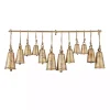 Aged Gold Triangle Bells Wall Plaque