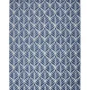 Aloha Blue Botanical Indoor/Outdoor Rug, 7x10