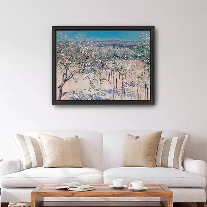 Apple Orchard in Bloom Canvas Art Print, 42x32 in.