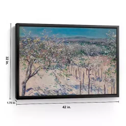 Apple Orchard in Bloom Canvas Art Print, 42x32 in.