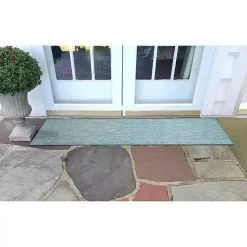 Aqua Intertwine Indoor/Outdoor Runner