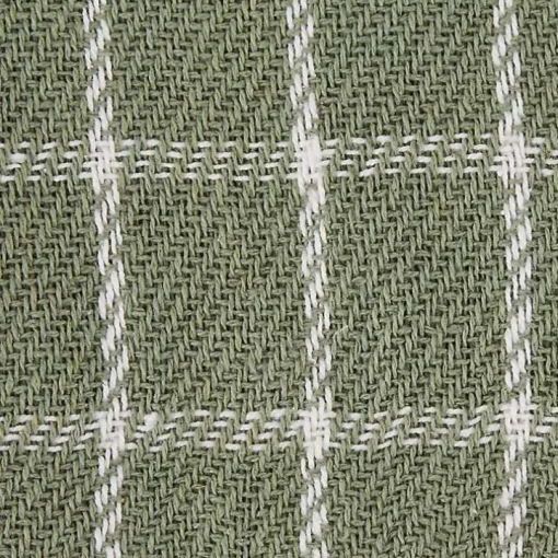 Artichoke Green Plaid Fringed Throw
