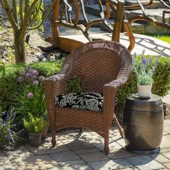 Ashland Jacobean 2-pc. Outdoor Wicker Cushion Set