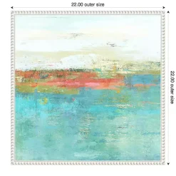 August Haze Framed Canvas Art Print