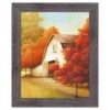 Autumn Barn Framed Art Print
