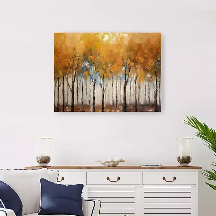 Autumn Forest Canvas Art Print, 32x24 in.