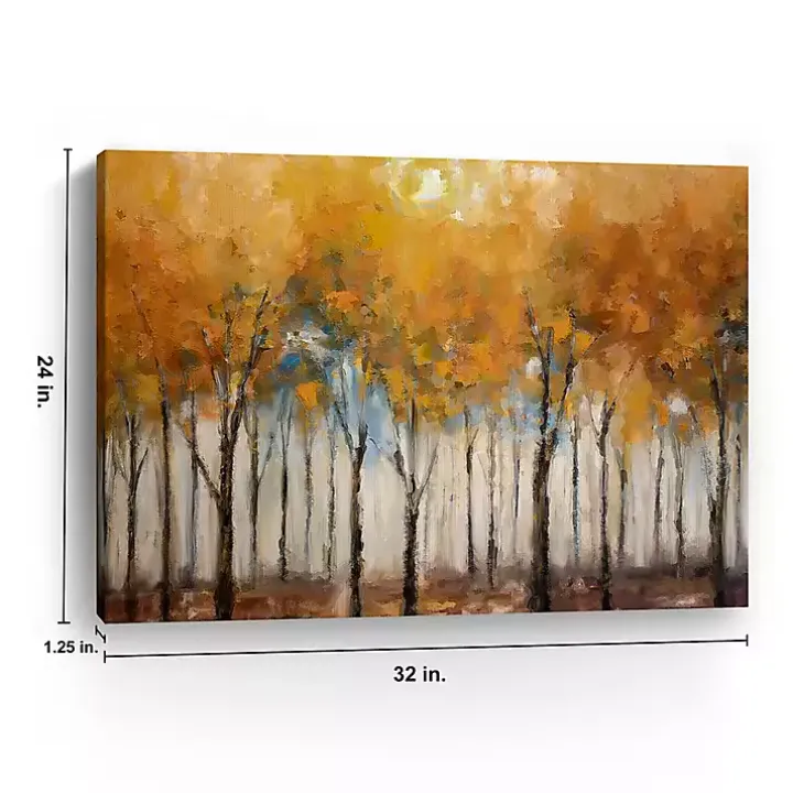 Autumn Forest Canvas Art Print, 32x24 in.