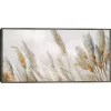 Autumn Reeds Framed Canvas Art Print