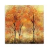 Autumn Trees Canvas Art Print, 30x30 in.
