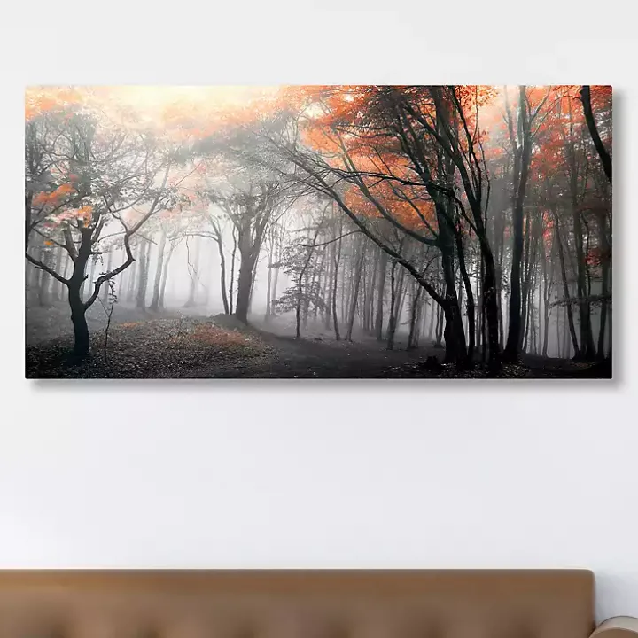 Autumn Woods Giclee Canvas Art Print