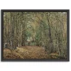 Avenue In The Parc De Marly Framed Canvas Print