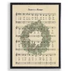 Away in a Manger Hymn Framed Christmas Art Print