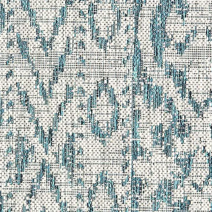 Azure Terrace Sun Shower Outdoor Area Rug, 7x9